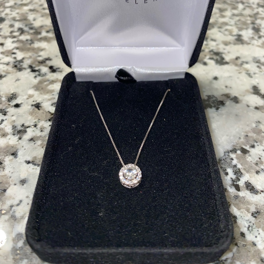 Diamond / Sterling Silver Necklace